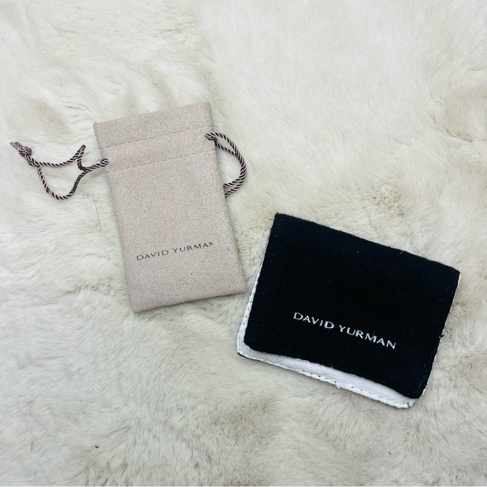 David Yurman Jewelry Dust Pouch & Cleaning Cloth